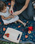 Little Unicorn | Outdoor Blanket ~ Midnight Poppy 5' x 5'  Little Unicorn   