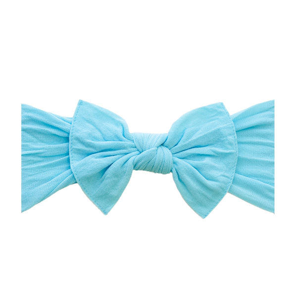 Baby Bling Bows | Classic Knot Headband ~ Aqua Baby Baby Bling Bows   