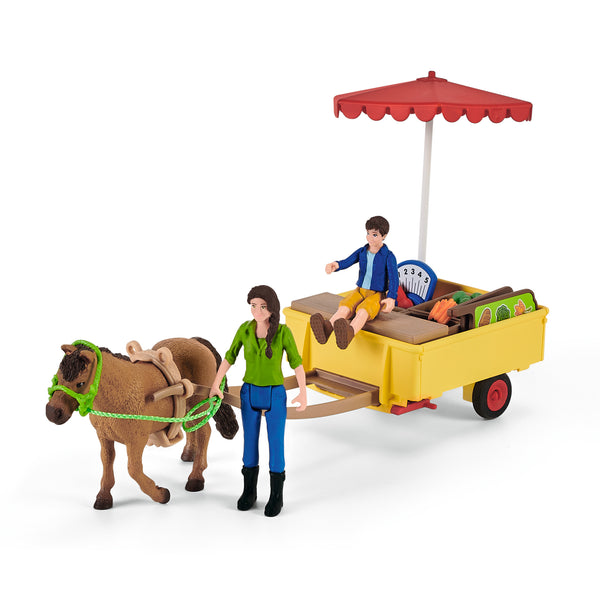 Schleich | Farm World ~ Sunny Day Mobile Farm Stand Toys Schleich   