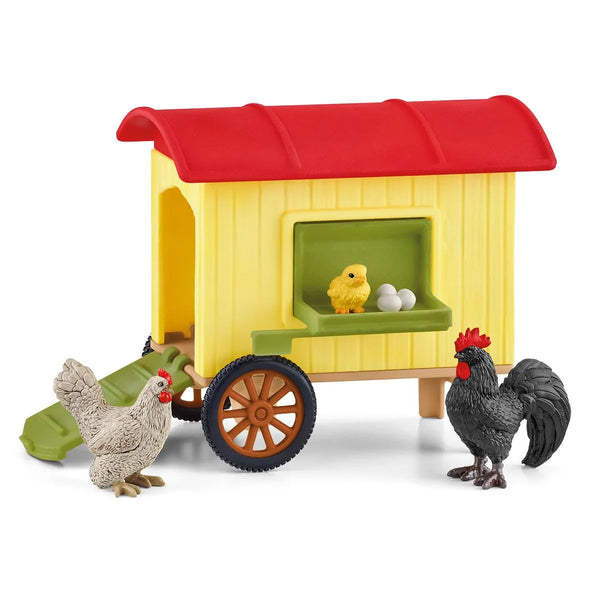 Schleich | Farm World ~ Mobile Chicken Coop Toys Schleich   