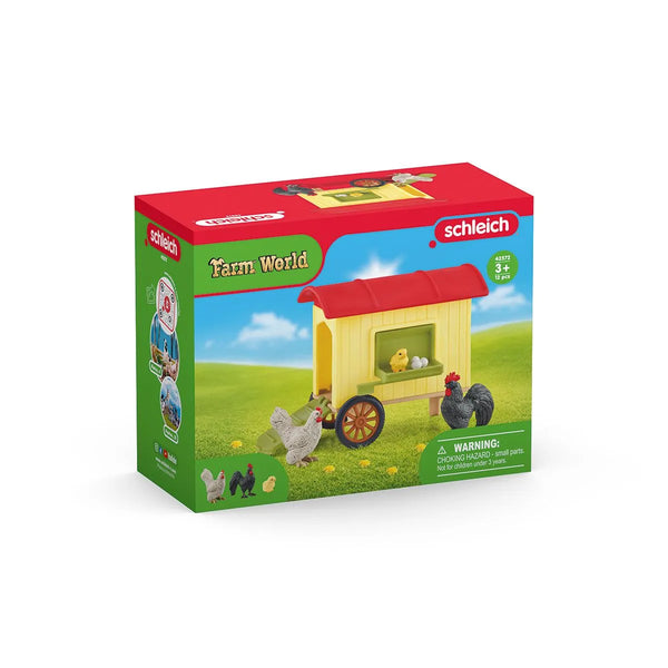 Schleich | Farm World ~ Mobile Chicken Coop Toys Schleich   
