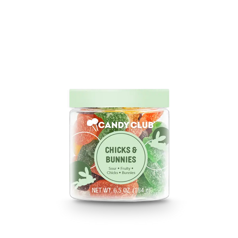 Candy Club Easter/Spring Collection ~ Chicks & Bunnies Food Candy Club Small - 6.5 oz  