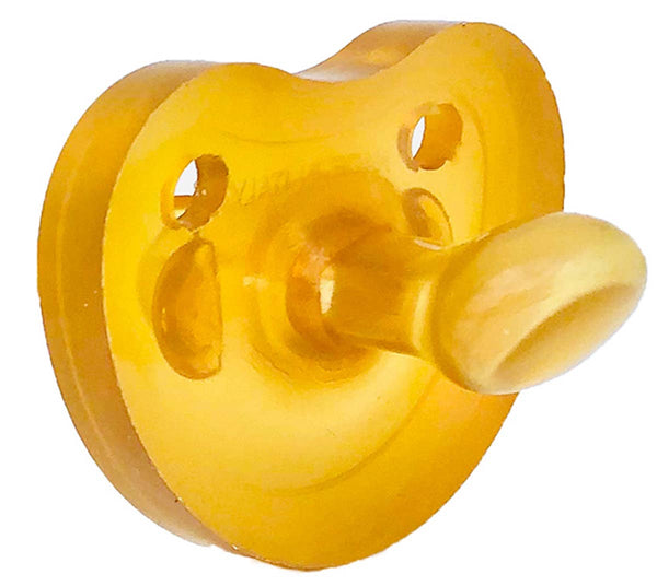 Zoë b Organic | Simply Rubber Pacifiers - Heart Shield Orthodontic Pacifier Zoë b Organic Medium (6-12 mo)  