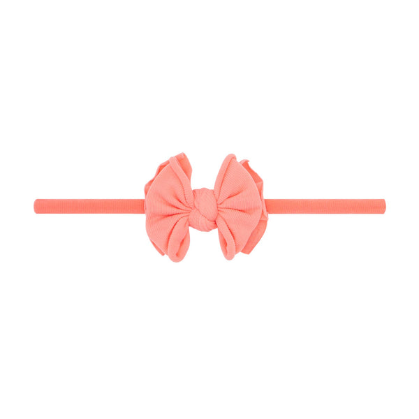 Baby Bling Bows | Baby Fab Skinny Headband ~ Coral Baby Baby Bling Bows   
