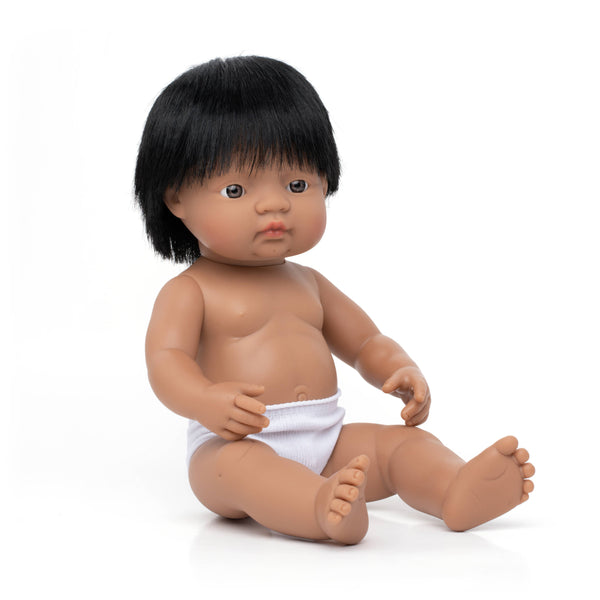 Miniland - Baby Doll Hispanic Boy 15''