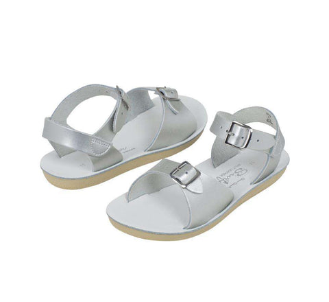 Sun-San Surfer Sandal | Silver (children's) Shoes Salt Water Sandals by Hoy Shoes   