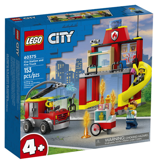 Lego City ~ Fire Station and Fire Truck Toys Lego   