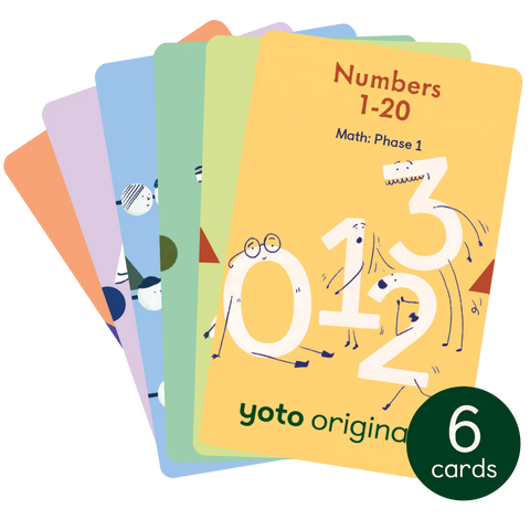 Yoto Card Packs -  Math Phase 1 Collection Toys Yoto   