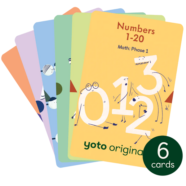 Yoto Card Packs -  Math Phase 1 Collection Toys Yoto   