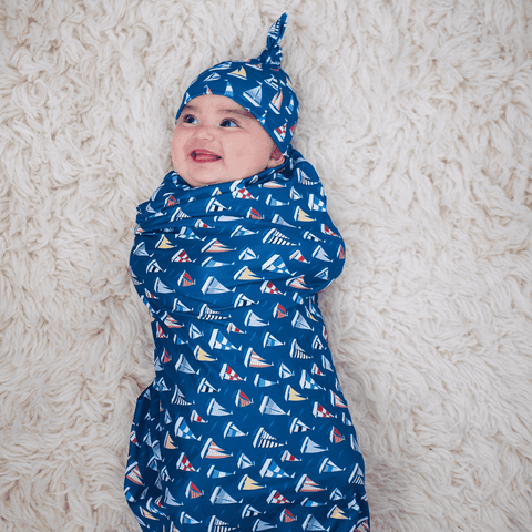 Bumblito | Stretch Swaddle Set ~ Regatta Bedding Bumblito   