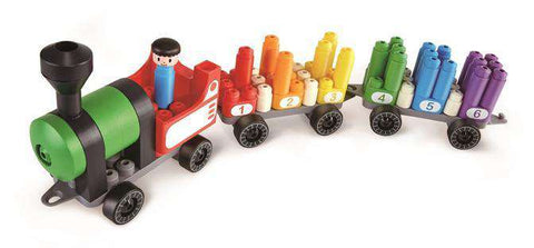 Hape / Poly M | Rainbow Counting Train Toys Hape Toys   
