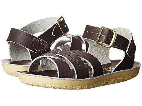 Sun-San Swimmer Sandal | Brown (children's) Shoes Salt Water Sandals by Hoy Shoes   