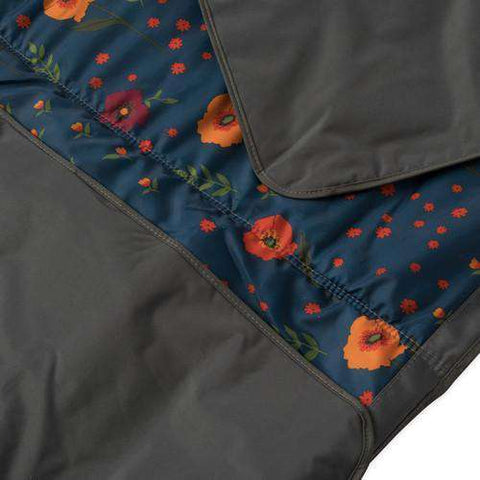 Little Unicorn | Outdoor Blanket ~ Midnight Poppy 5' x 7' bl Little Unicorn   