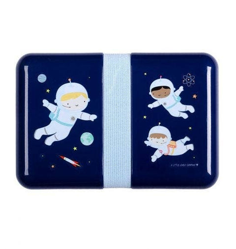 Lunch Box with cartoon children astronauts