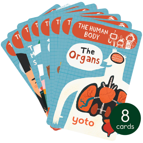 Yoto Card Packs ~ Brain Bots: The Human Body 8 Card Pack Toys Yoto   