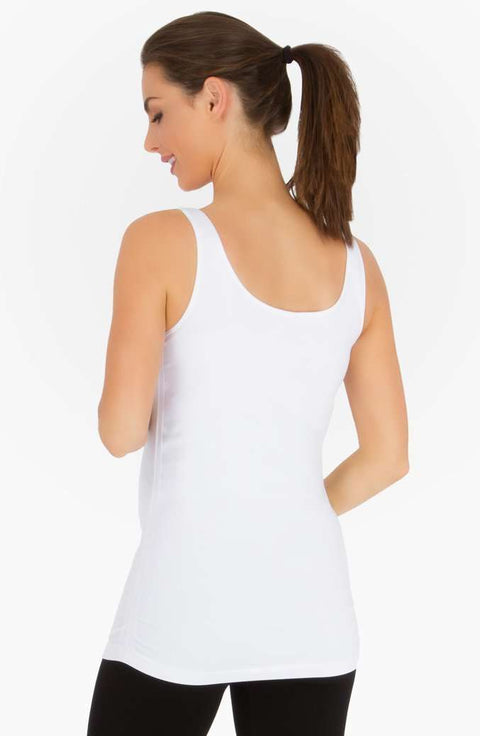 Belly Bandit | White Maternity Tank Clothing Belly Bandit   