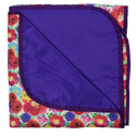 Bumblito x Smart Bottoms MMB Exclusive - ARBAON A Rose By Any Other Name Diapers Smart Bottoms Beach Blanket w/purple trim/backing  