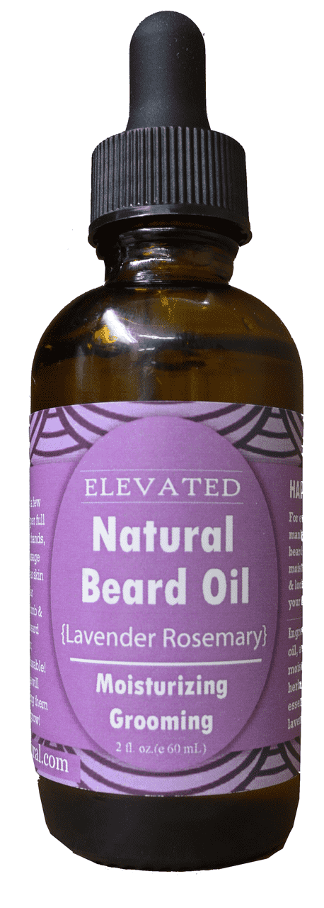 Taylor's ELAVETED | Natural Beard Oil ~ Lavender Rosemary SkinCare Balm! Baby 1oz. Bottle  