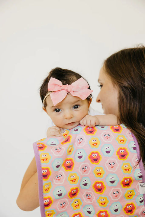 Copper Pearl x Sesame Street | Premium Burp Cloth 3 Pack Set ~ Abby and Pals BabyGear Copper Pearl   