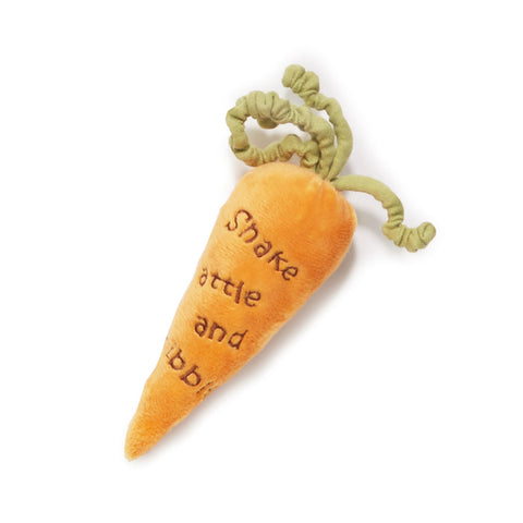 Bunnies By the Bay | Carrot Rattle 5" Toys Bunnies By the Bay   