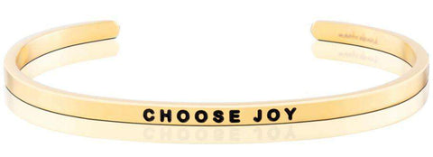 MantraBand | Happiness - Choose Joy  MantraBand Gold  
