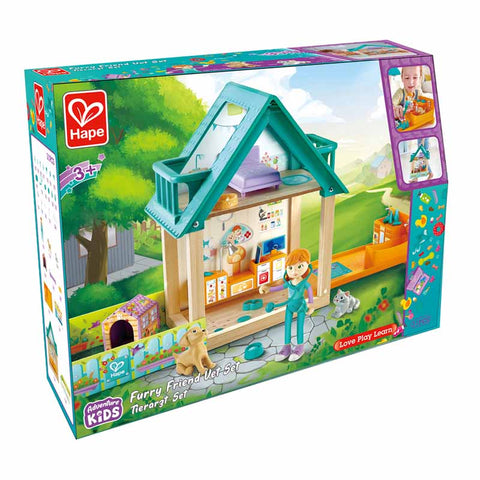 Hape | Furry Friend Vet Set Toys Hape Toys   