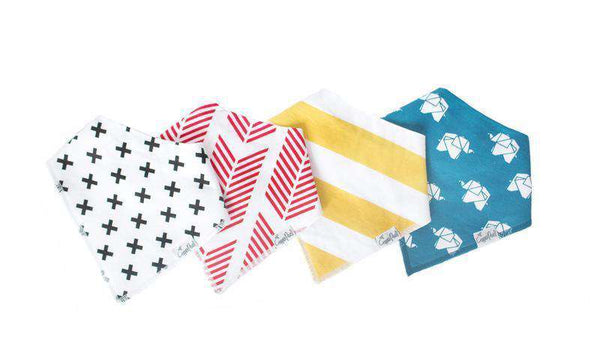 Copper Pearl | Modern Bandana Bibs 4 Pack ~ Indie Clothing Copper Pearl   