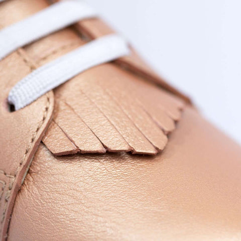 Freshly Picked | Rose Gold Sneaker Mocc  Freshly Picked   