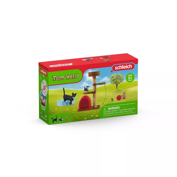 Schleich | Farm World ~ Playtime for Cute Cats Toys Schleich   