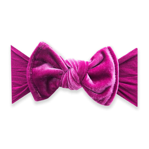 Baby Bling Bows | Velvet Knot Headband ~ Fuchsia Baby Baby Bling Bows   