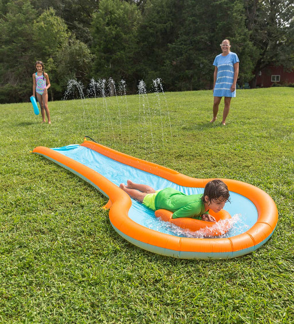 Hearth Song | 12'L Inflatable Water Slide Toys Hearth Song   