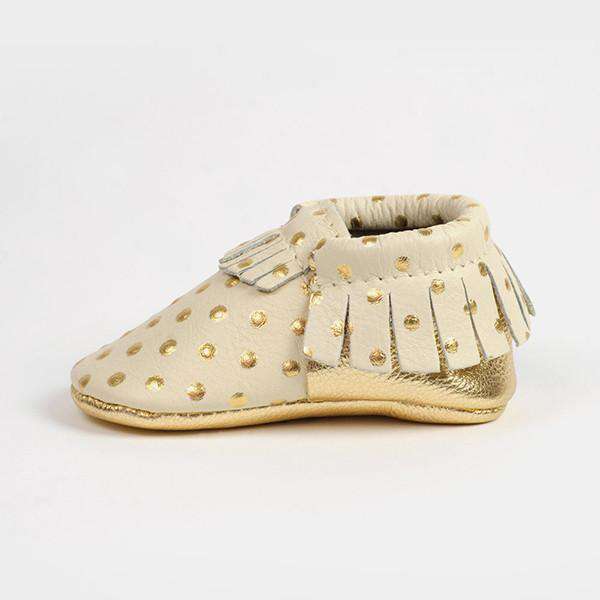Freshly Picked | Moccs ~  Heirloom in Cream and Gold Shoes Freshly Picked 2  