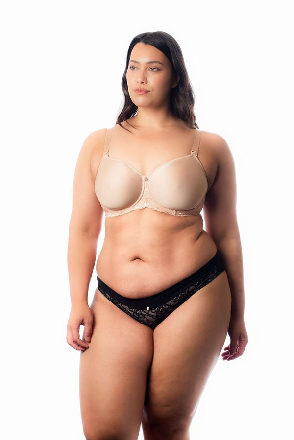 Hot Milk | Obsession Contour Nursing Bra ~ Nude Clothing Hot Milk   