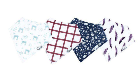Copper Pearl | Modern Bandana Bibs 4 Pack ~ Fawn Clothing Copper Pearl   