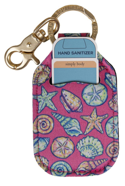 Simply Southern ~ Keychain Sanitizer Sleeve ~ Shell Pink Clothing Simply Southern   