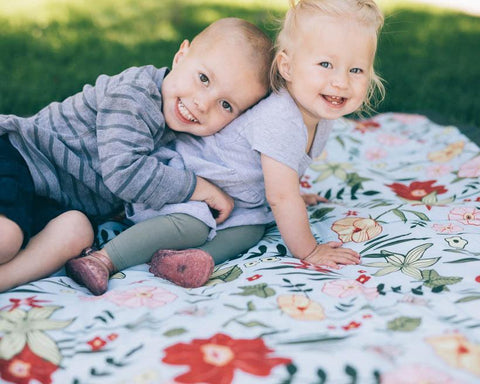 Little Unicorn | Outdoor Blanket ~ Primrose Patch 5 'x 10'  Little Unicorn   