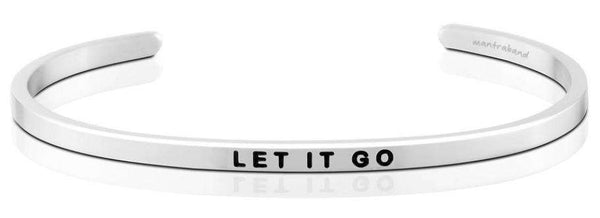 Stainless Steel Mantra Bracelet, Let It Go Stainless Steel Mantra Bracelet, Let It Go
