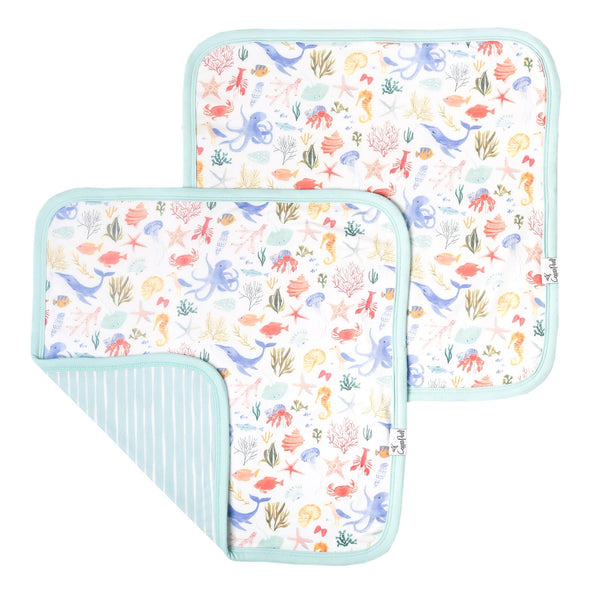 Copper Pearl | Three-Layer Security Blanket ~ Nautical Bedding Copper Pearl   