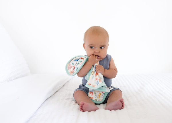 Copper Pearl | Three-Layer Security Blanket ~ Nautical Bedding Copper Pearl   