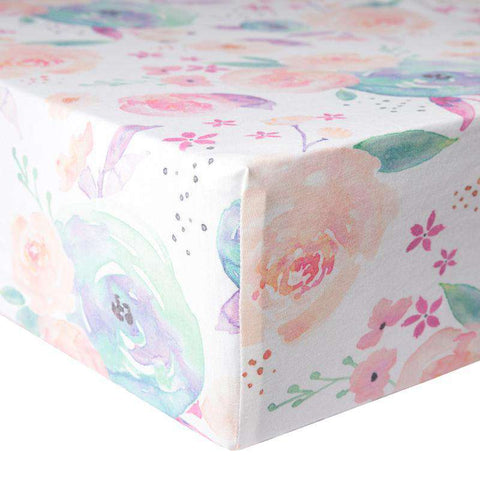 Copper Pearl | Premium Knit Fitted Crib Sheet ~ Bloom Bedding Copper Pearl   