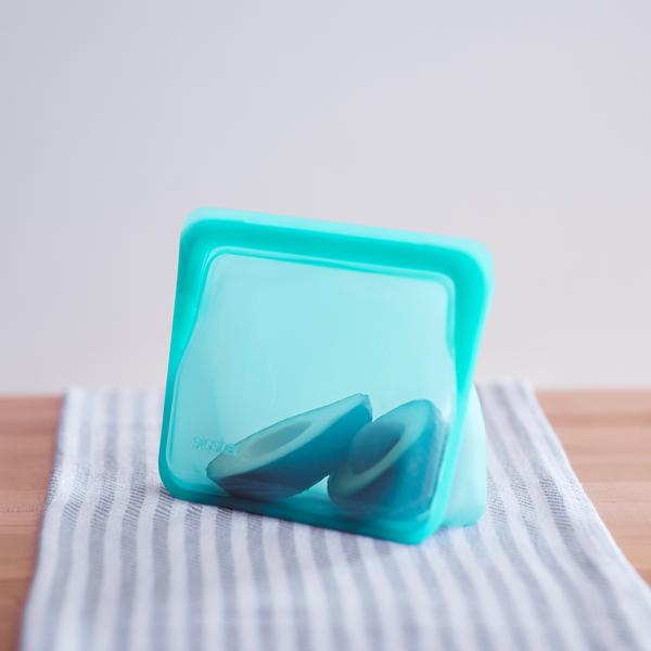 Stasher Mini Stand Up Bag | Aqua Home Stasher   