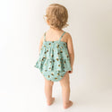 Posh Peanut Basic Ruffled Spaghetti Romper - Spring Bee Clothing Posh Peanut   