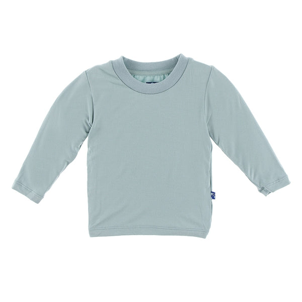 Kickee Pants Long Sleeve Easy Fit Crew Neck Tee - Jade Clothing Kickee Pants   