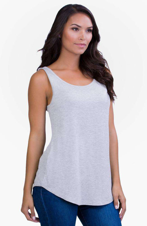 Belly Bandit | Heather Grey Maternity Tank Clothing Belly Bandit   