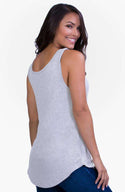 Belly Bandit | Heather Grey Maternity Tank Clothing Belly Bandit   