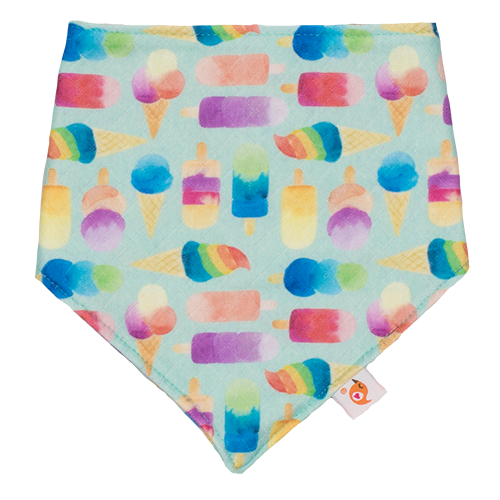 Bumblito x Smart Bottoms MMB Exclusive - Summertime Somewhere Diapers Smart Bottoms Bandana Bib  