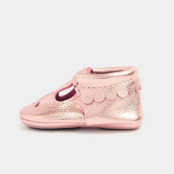 Freshly Picked | Mary Jane Mini Sole Moccs ~ Rose Gold  Freshly Picked   