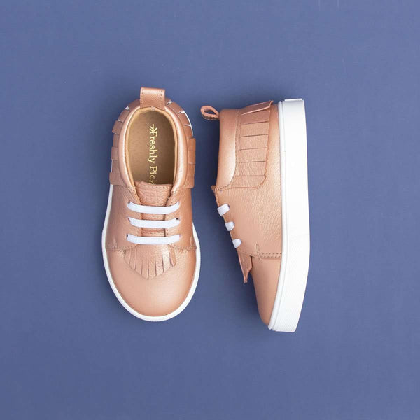 Freshly Picked | Rose Gold Sneaker Mocc  Freshly Picked   