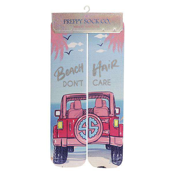 Simply Southern | Preppy Crew Socks Clothing Simply Southern Beach Hair  