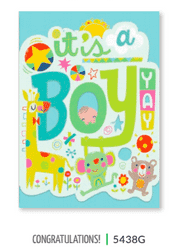 Peaceable Kingdom | Gift Cards Card Peaceable Kingdom Its A Boy  